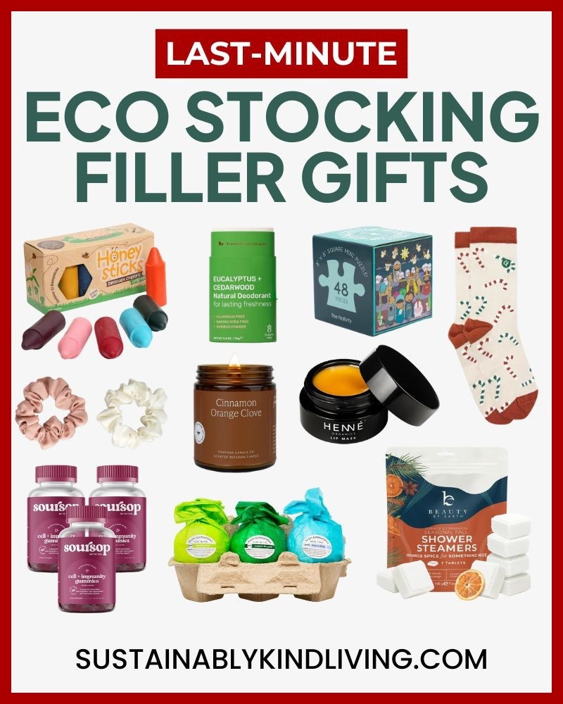 Stockings don’t have to be filled with waste. 

These eco-friendly stocking stuffer ideas are small, useful, sustainable, and toxin-free — perfect for kids, teens, and adults.

#LTKGiftGuide #LTKHoliday