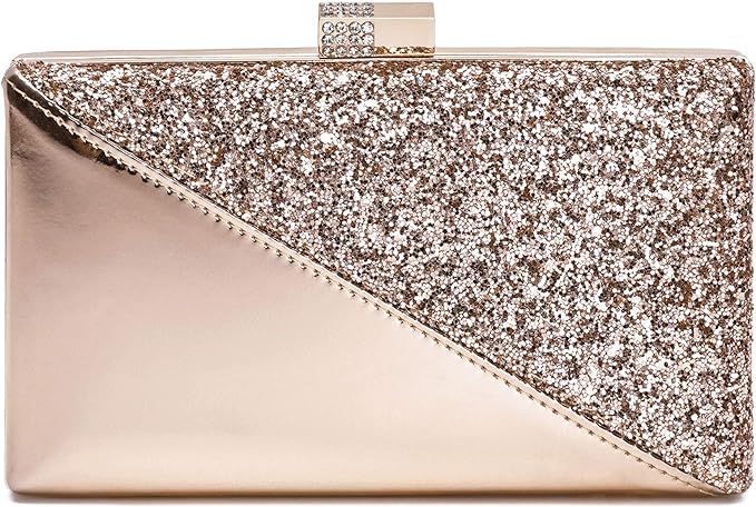 CARIEDO Women's Sparkling Clutch Purse Elegant Glitter Evening Bags Bling Evening Handbag for Dan... | Amazon (US)