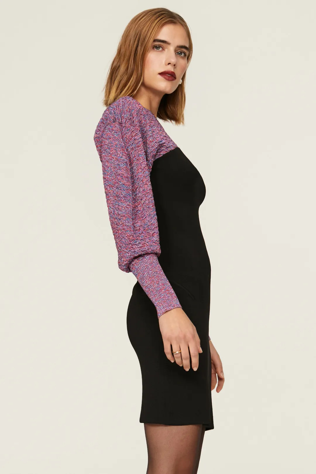 Contrast Sweater Dress | Rent the Runway