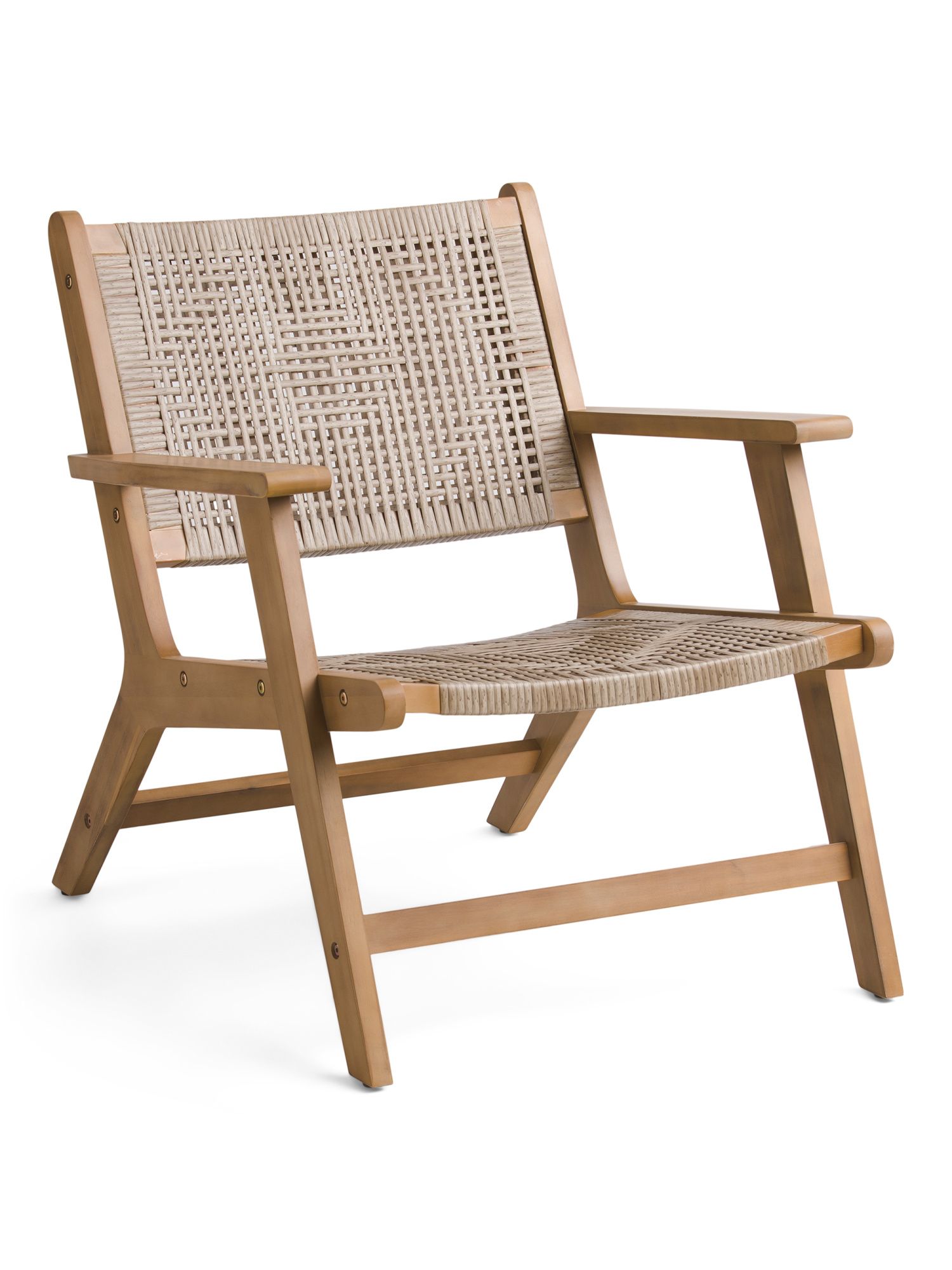 Acacia Wood Outdoor Chair | TJ Maxx