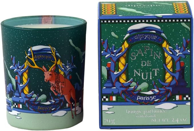 Diptyque Sapin De Nuit Moonlit Fir Scented Holiday Candle 2.4 oz Travel Size | Amazon (US)