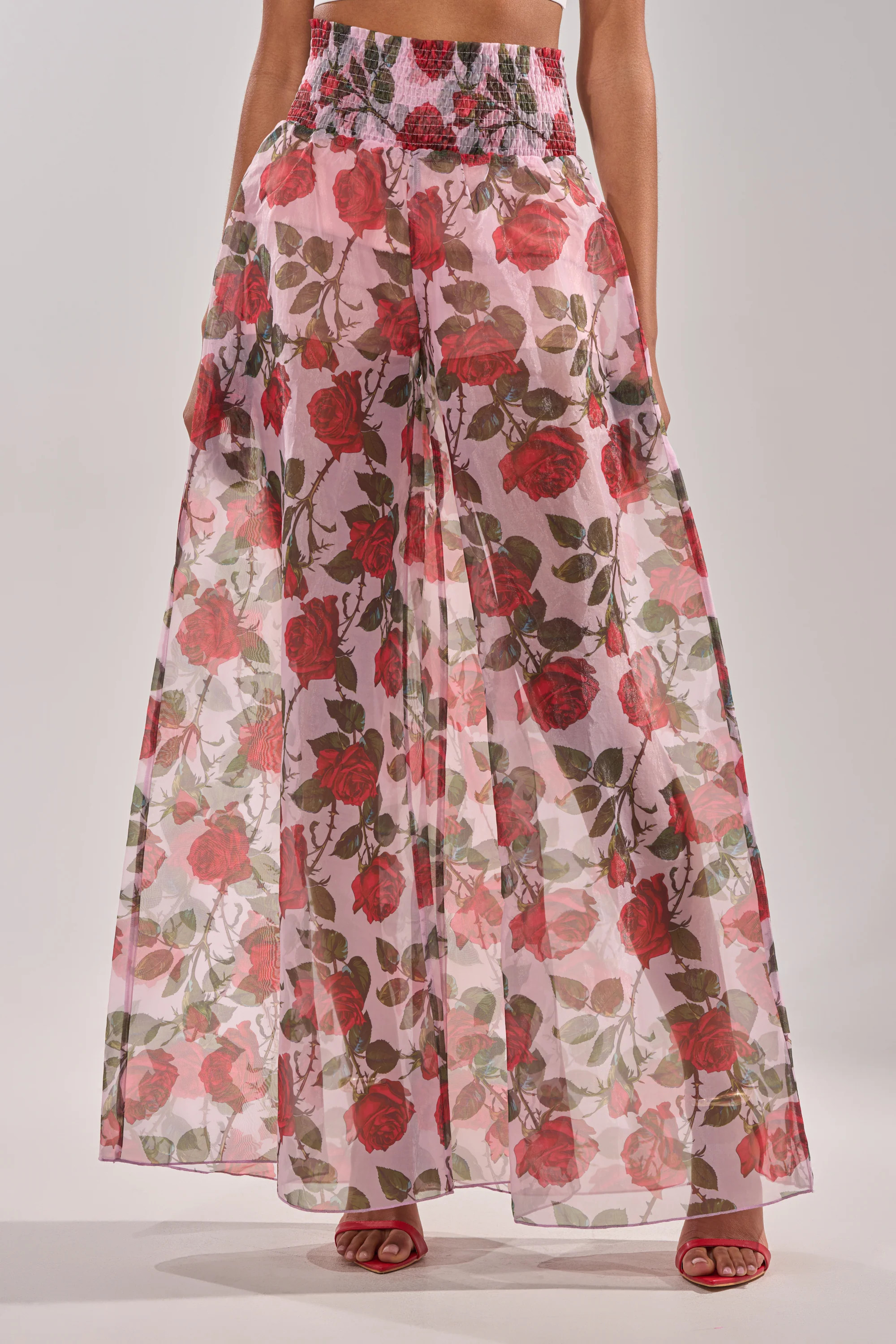 PRETTY GIRL FLORAL TROUSER | AKIRA