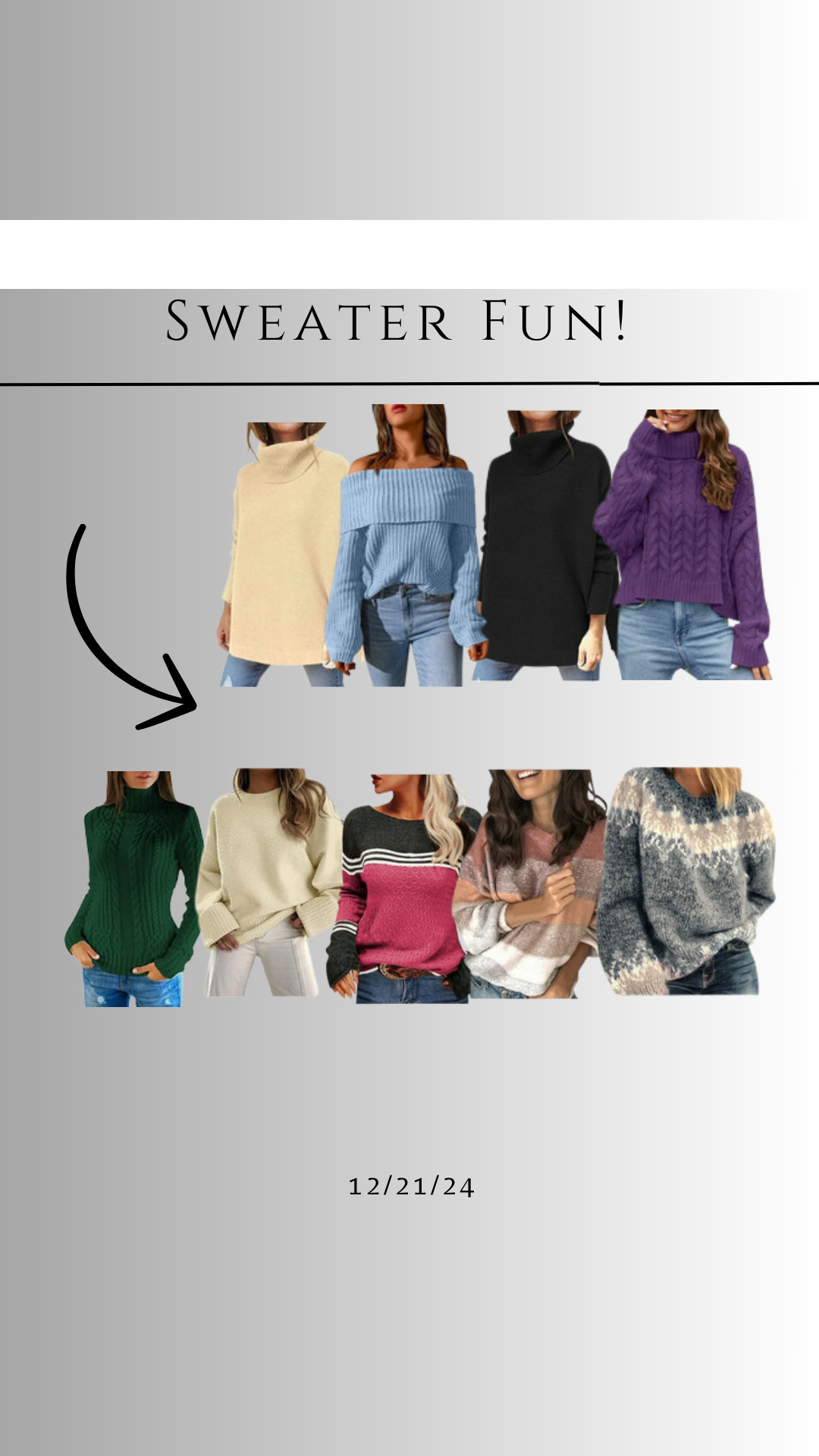 Choose your favorite sweater.... 

 #LTKSeasonal #LTKFindsUnder50 #LTKStyleTip