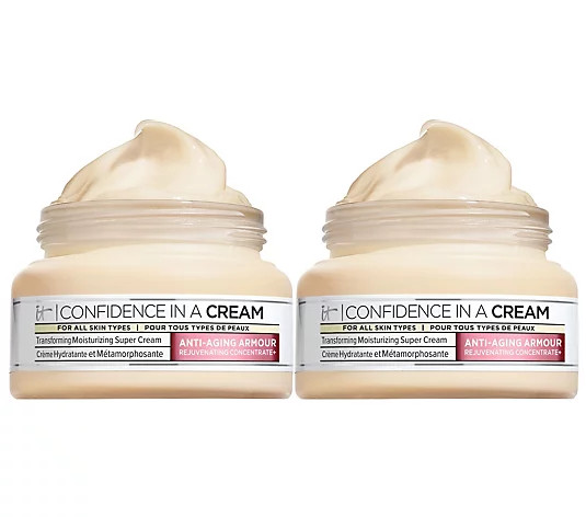 IT Cosmetics Confidence in a Cream Moisturizer Duo Auto-Delivery | QVC