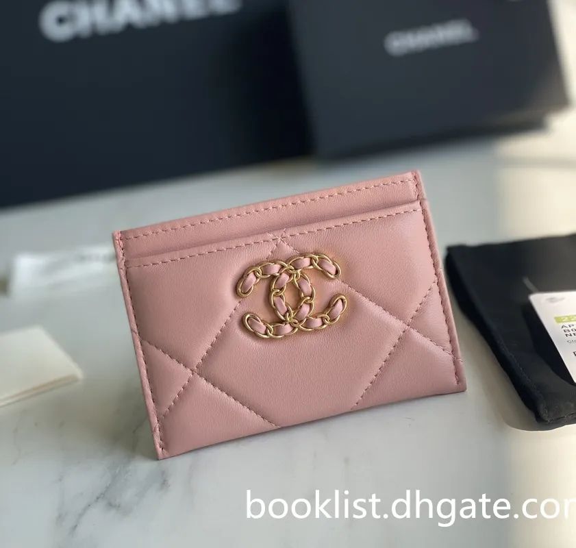Dupe Chanel Purse Mini Fashion Designer Cute Card Holder CC Wallet For Women With Gift Box From B... | DHGate