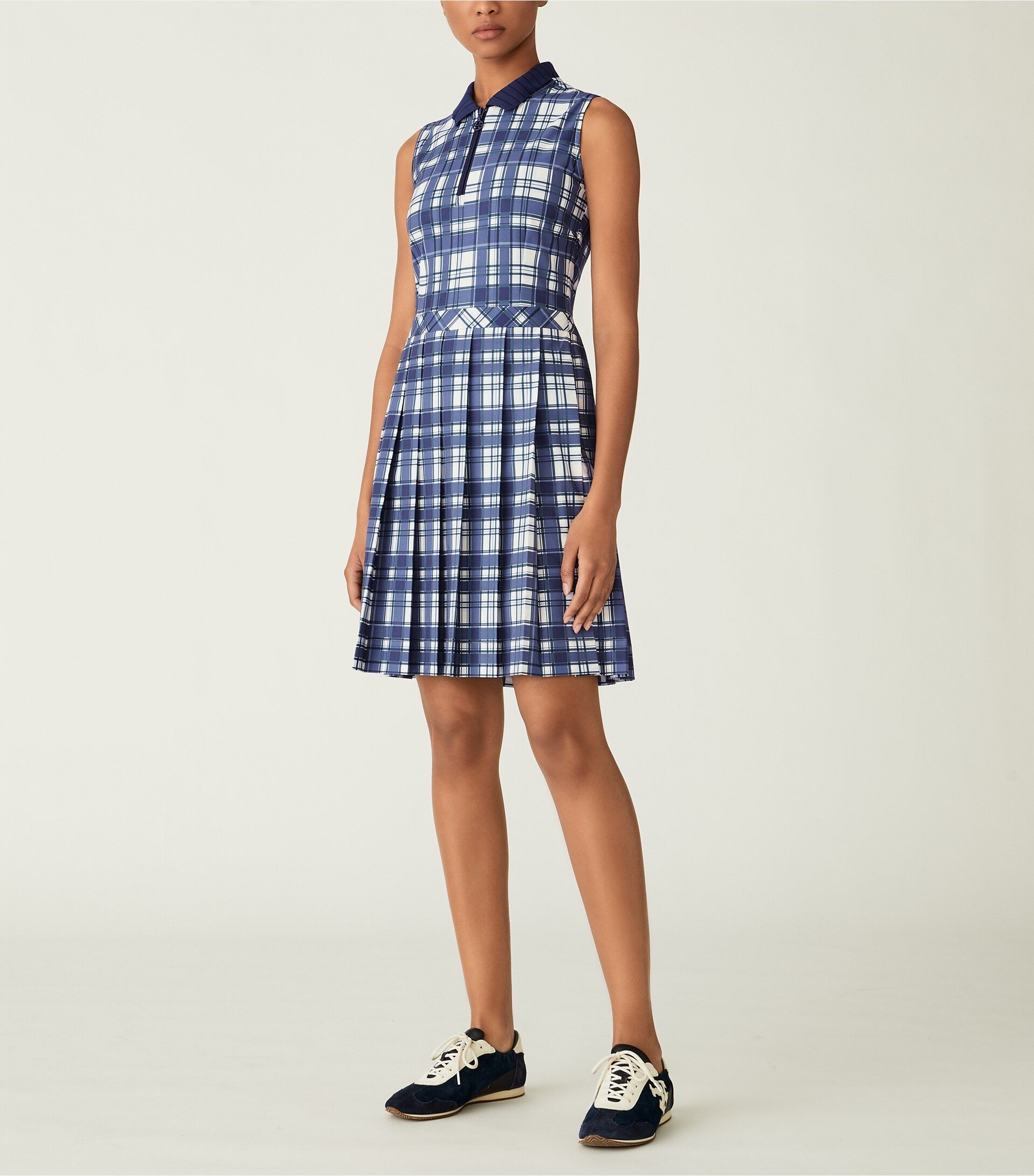 Printed Performance Pleated Golf Dress | Tory Burch (US)