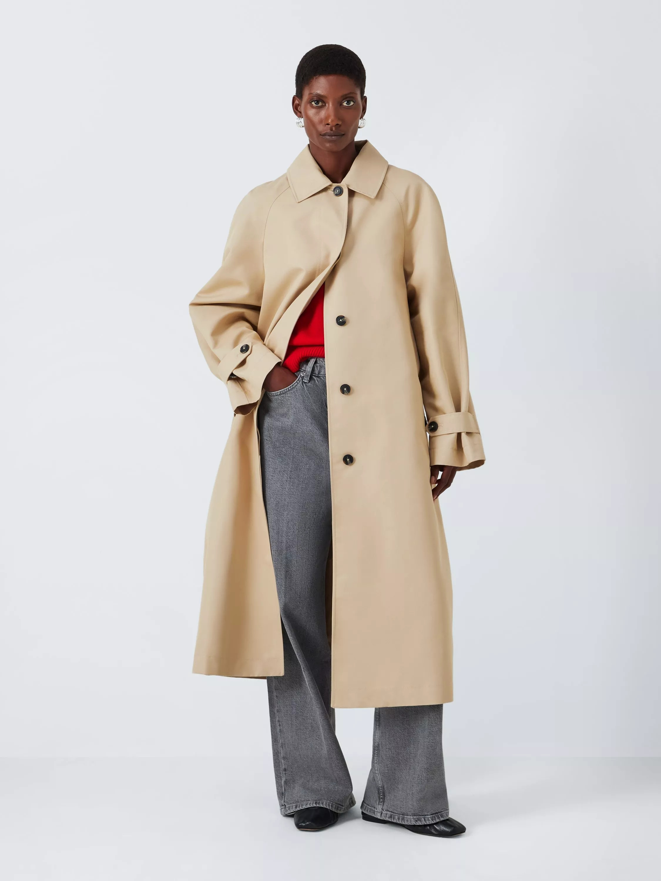 John Lewis Car Coat, Natural | John Lewis (UK)