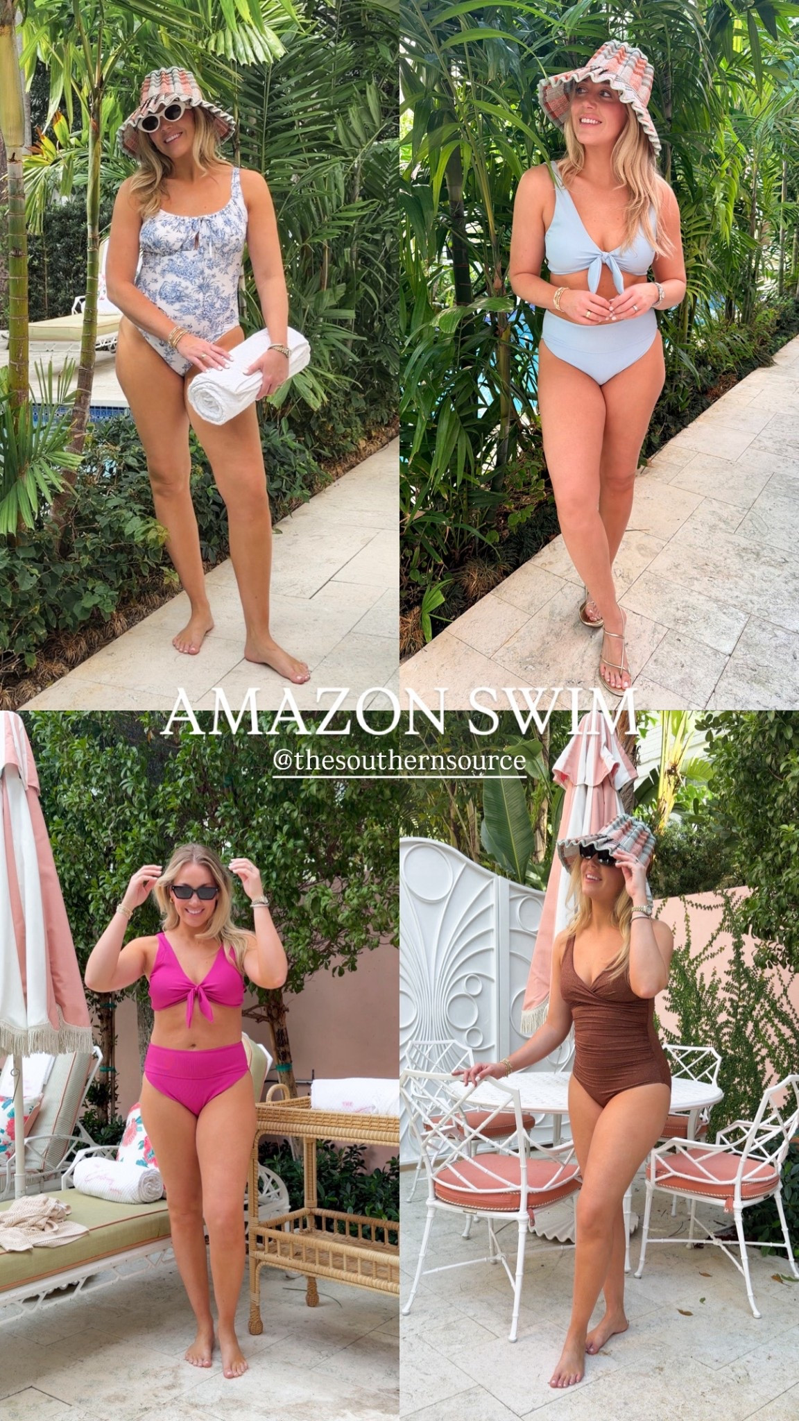 Amazon swim with great tummy control! Postpartum swim suits love these one pieces. All fit true to size. I’m in size Med 