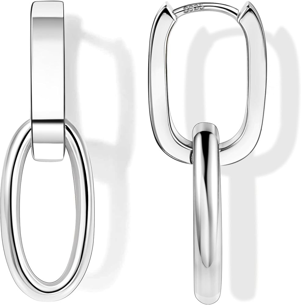14K Gold Plated 925 Sterling Silver Dangle Earrings For Women Drop Earrings Small Sterling Silver... | Amazon (US)