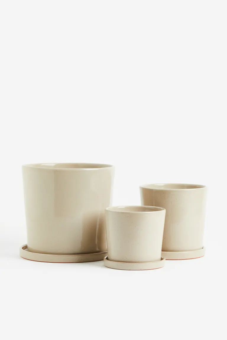 Small Plant Pot and Saucer | H&M (US)