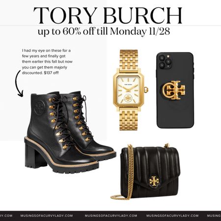 Up to 60% off Tory Burch till Monday - new styles just added.  I have the miller boots and such an amazing investment piece — $137 off 

#LTKsalealert #LTKGiftGuide #LTKCyberweek
