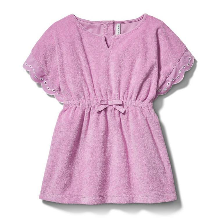 Eyelet Trim Terry Swim Cover-Up | Janie and Jack