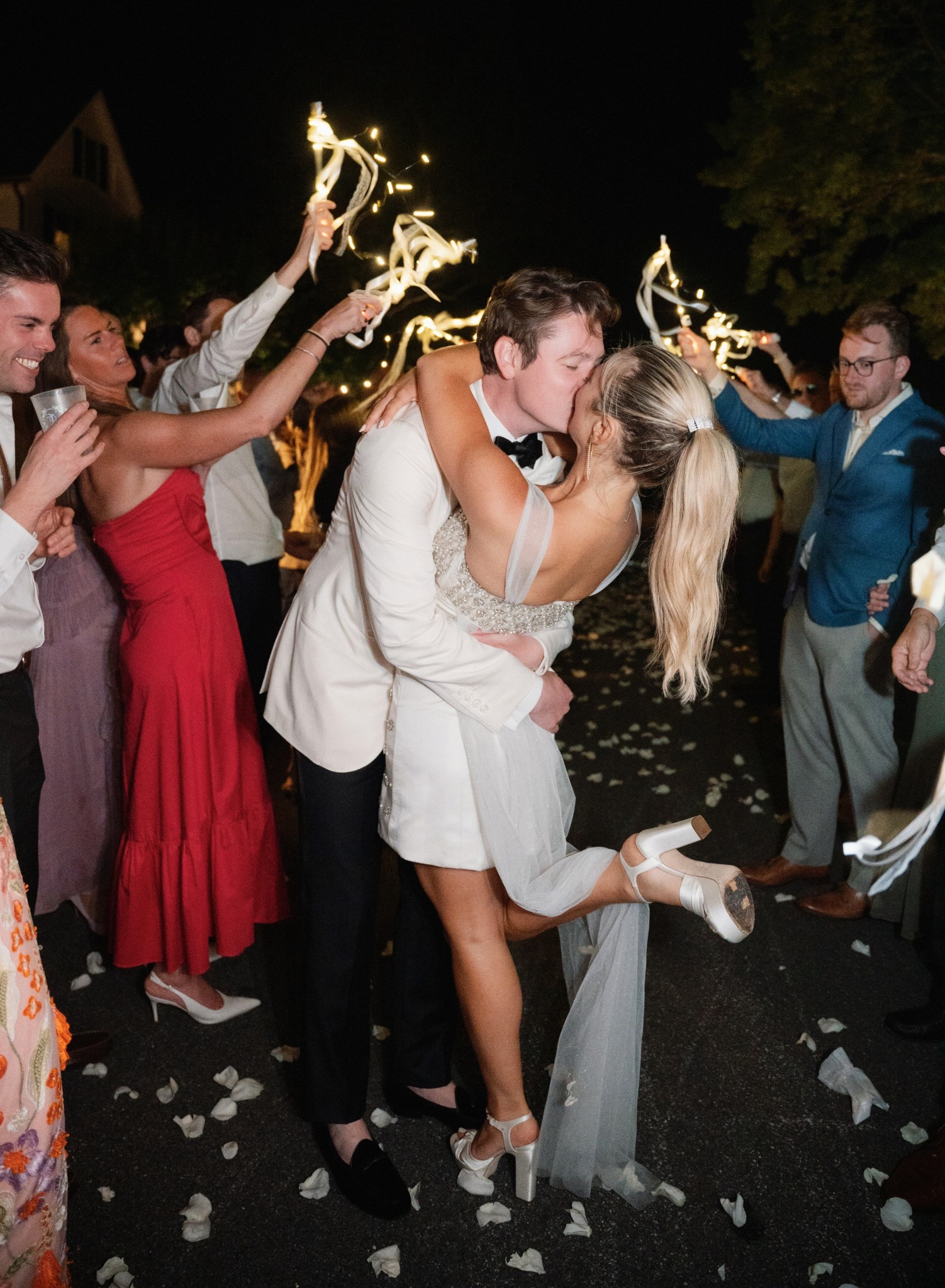 This after party dress was such a hit! 🪩

#LTKWedding