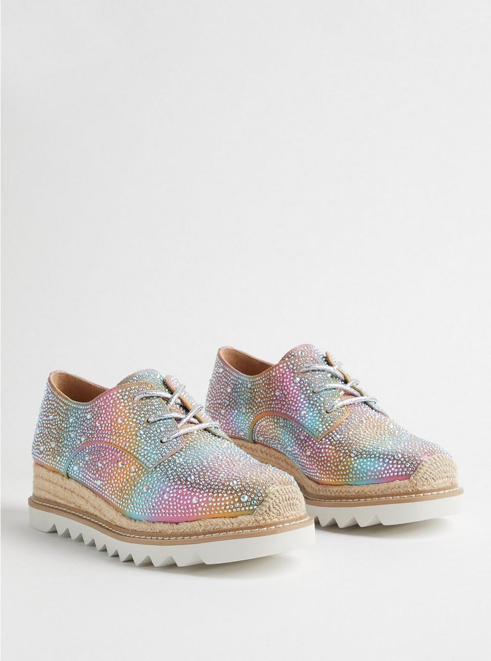 Embellished Lace Up Oxford (WW) | Torrid (US & Canada)