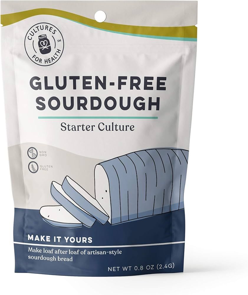 Cultures for Health Gluten Free Sourdough Starter | Heirloom Dehydrated Culture for Baking Gluten... | Amazon (US)