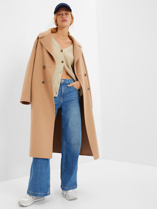 Shaker-Stitch Boyfriend Cardigan | Gap (US)