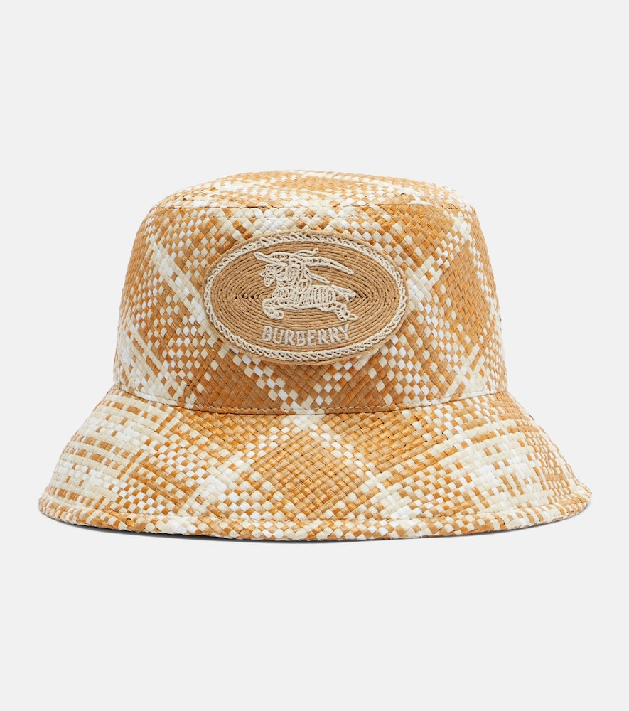 Burberry Raffia-effect bucket hat | Mytheresa (US/CA)