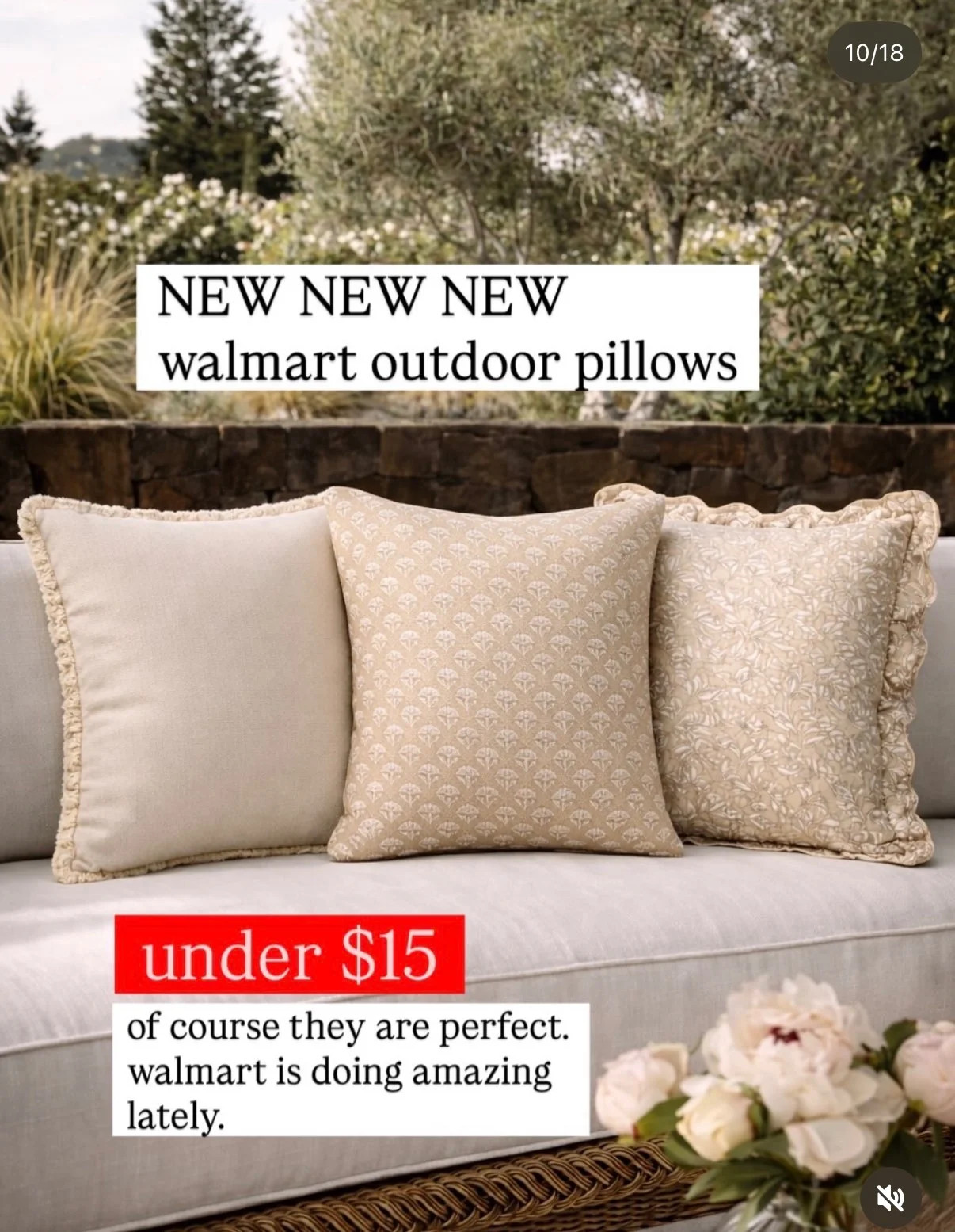 My Texas House Tan Block Print 20" x 20" Outdoor Pillow $14.97 | Walmart (US)