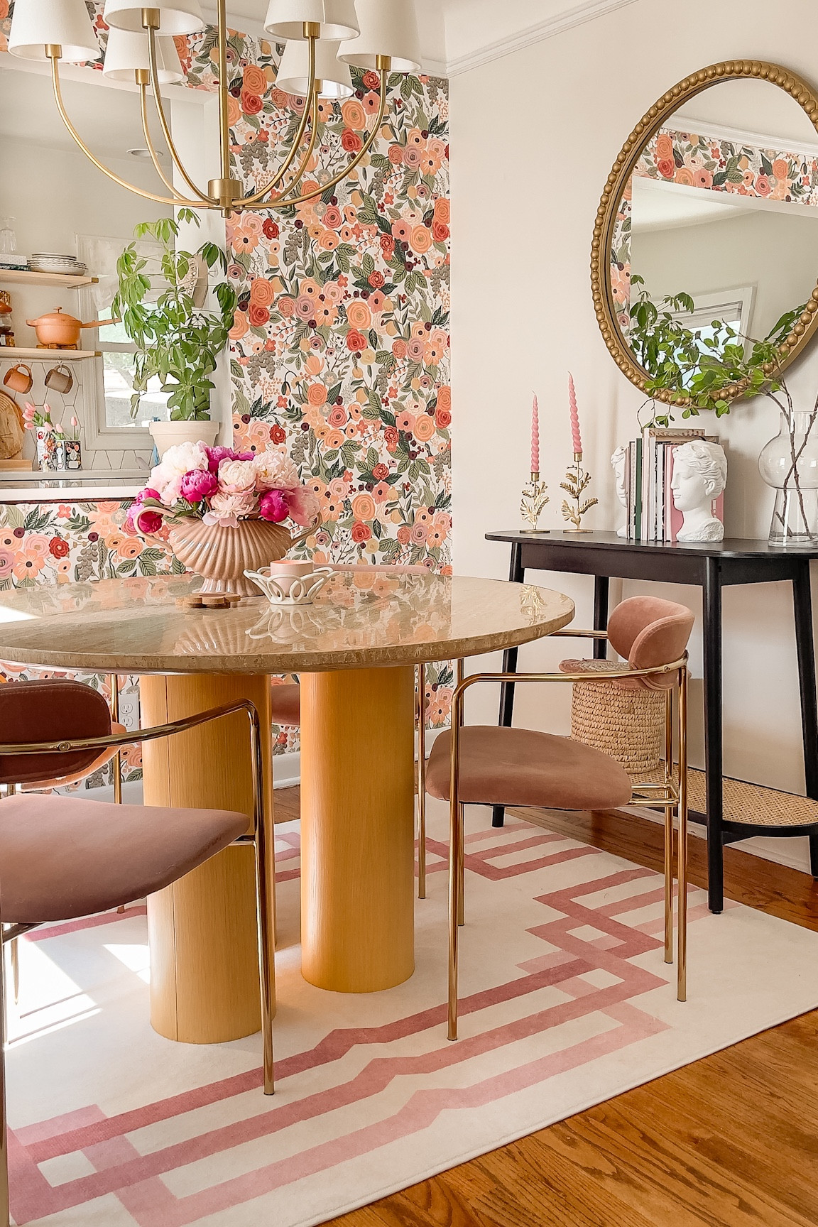 Anya Travertine Dining Table curated on LTK