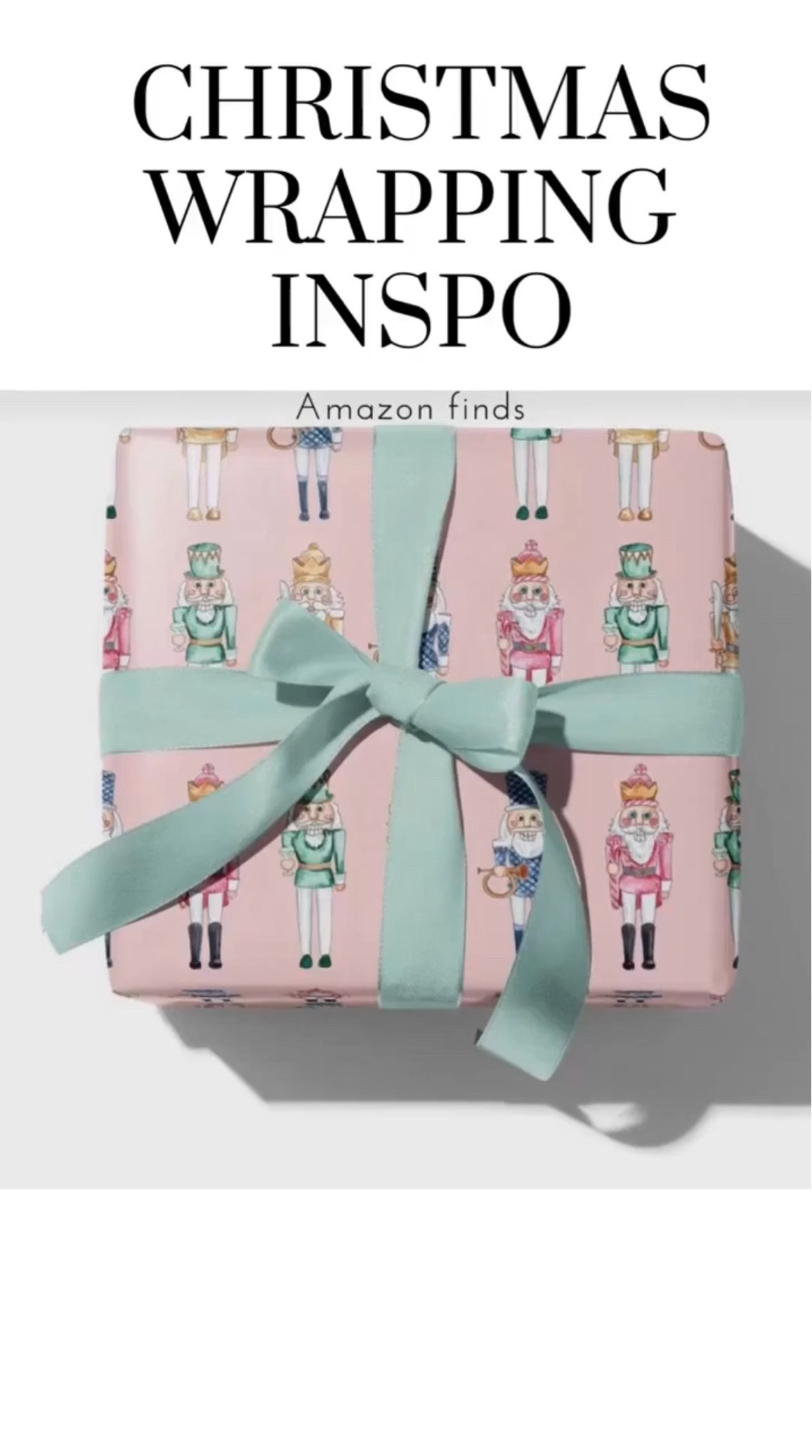 GIFT WRAPPING IDEAS! PINK NUTCRACKER!



#LTKSeasonal #LTKGiftGuide #LTKHoliday