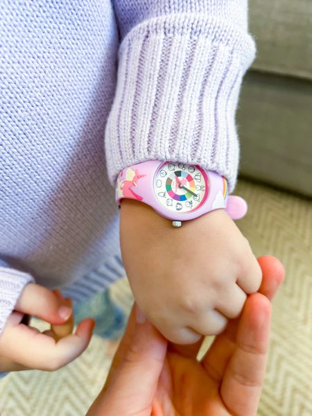 This preschool watch has been amazing for my toddler! Helps her manage time and know when things are happening such as what time dinner starts, when I will pick her up from school, etc. Helps stop the question “how much longer”. It’s water-resistant, shock proof and glow in the dark. Comes in multiple designs for little boys and girls. Would make a wonderful Valentine’s Day gift for kids! Affordable amazon find.

Gift ideas for kids, educational toys, birthday gifts, Easter gifts, kids watch, toddler style #valentinesday #giftsforkids #toddlergifts #toddlerstyle #educationaltoys 

#LTKFind #LTKunder50 #LTKkids