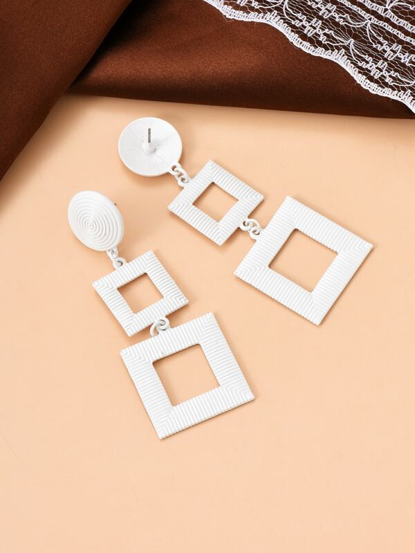 Square Drop Earrings | SHEIN