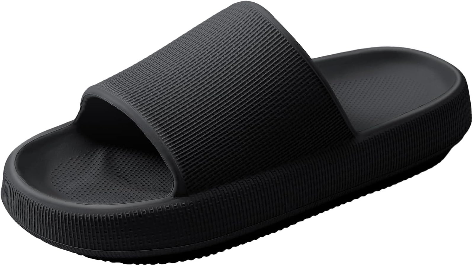 HUXMEYSON Slides for Women, Quick Dry Slides for Men, Arch Support Shower Shoes with Cushioned So... | Amazon (US)