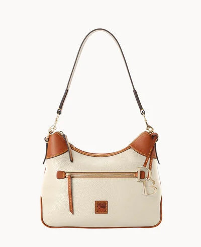 An Accented Accessory
Crafted from our all-new European pebble grain leather known for its iconic... | Dooney & Bourke (US)