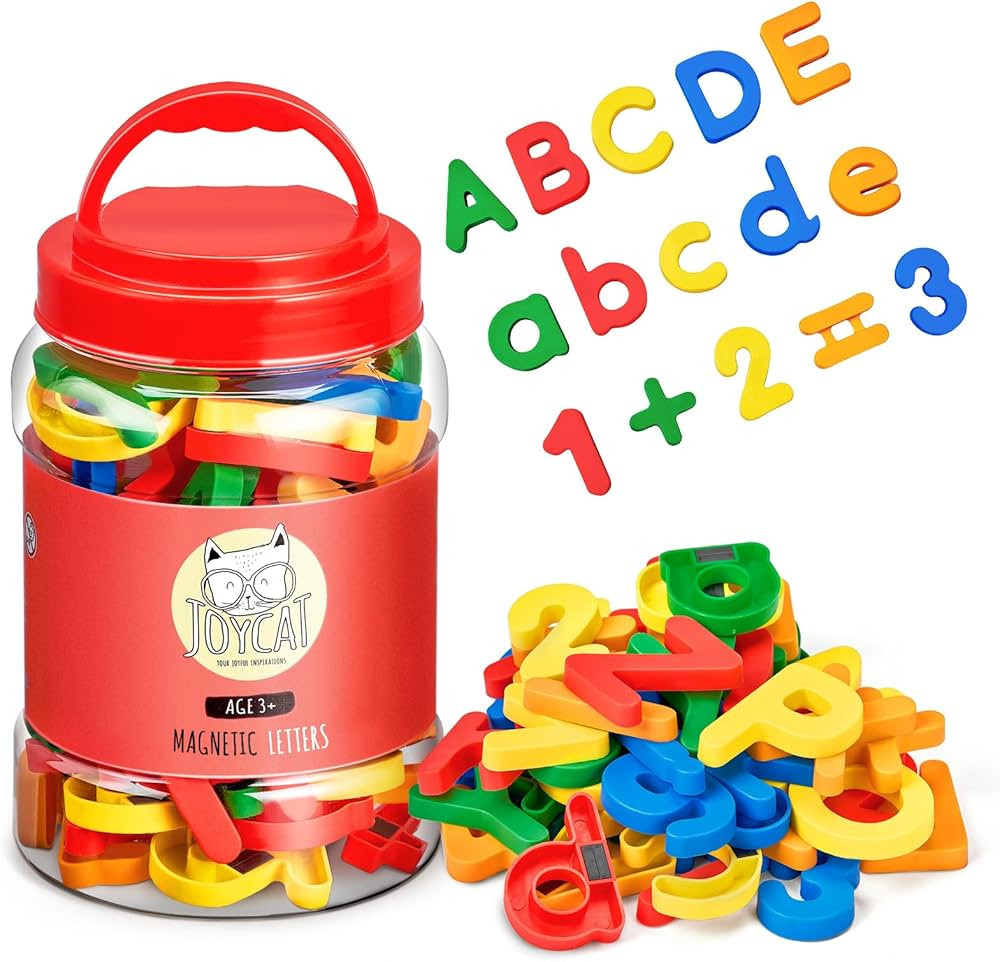 78PCS Magnetic Letters Numbers Alphabet Fridge Magnets ABC 123 Preschool Educational Learning Pla... | Amazon (US)