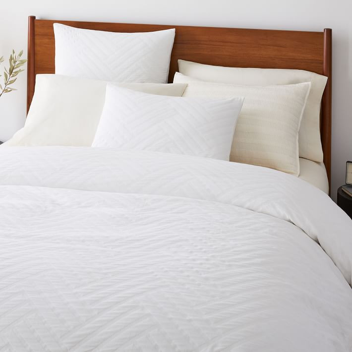 Parquet Texture Duvet Cover & Shams | West Elm (US)