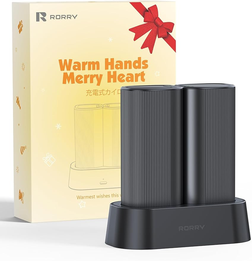 RORRY Hand Warmers Rechargeable 2 Pack, 10000mAh 360° Heating Magnetic Electric Hand Warmer, 24H... | Amazon (US)