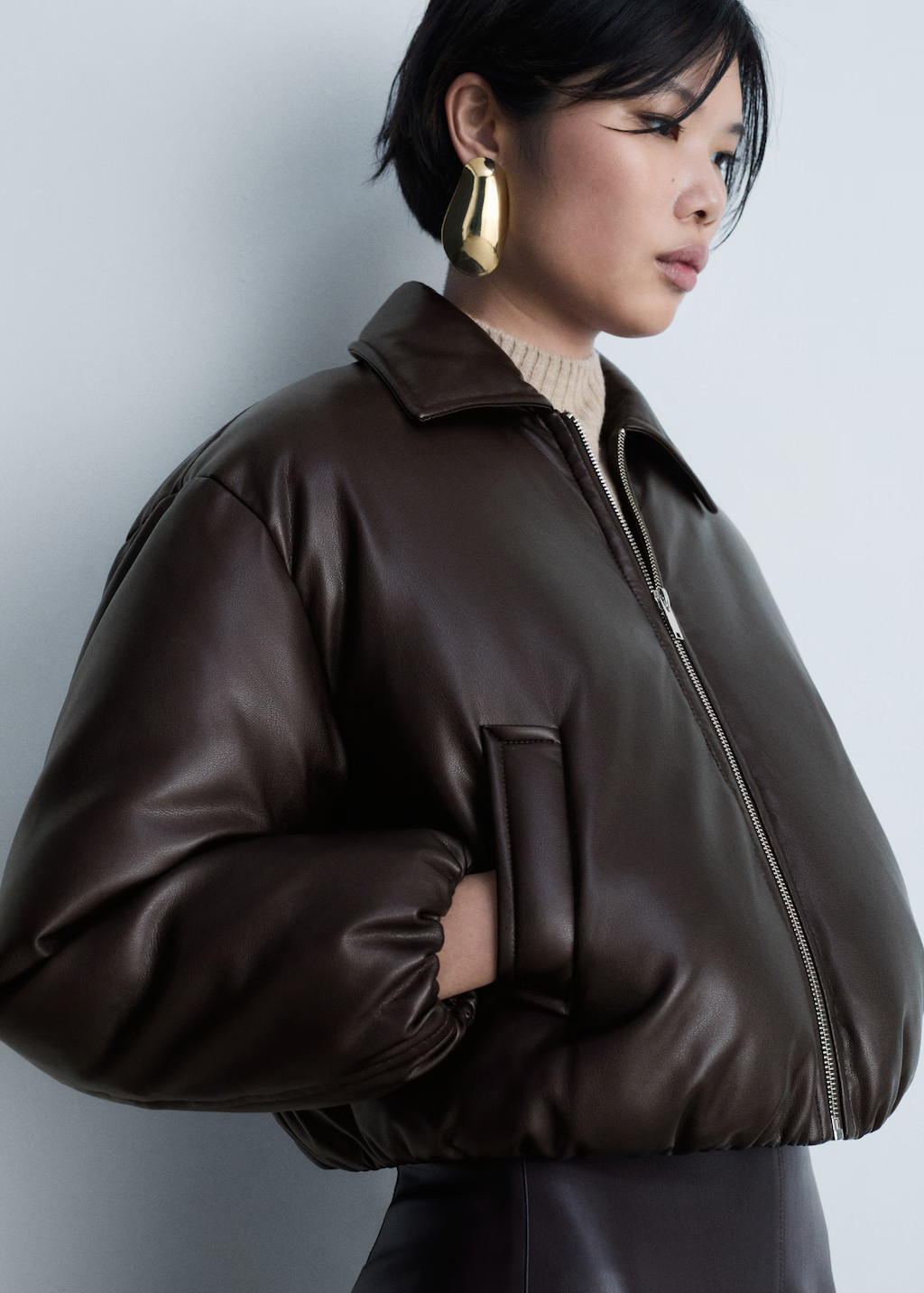 Quilted bomber jacket | MANGO (UK)