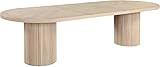 Meridian Furniture 725Oak-T Belinda Collection Mid-Century Modern Solid Wood White Oak Veneer Din... | Amazon (US)