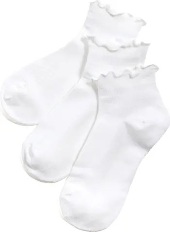 Stems Everyday Classics Ruffle 3-Pack Crew Socks | Nordstrom | Nordstrom