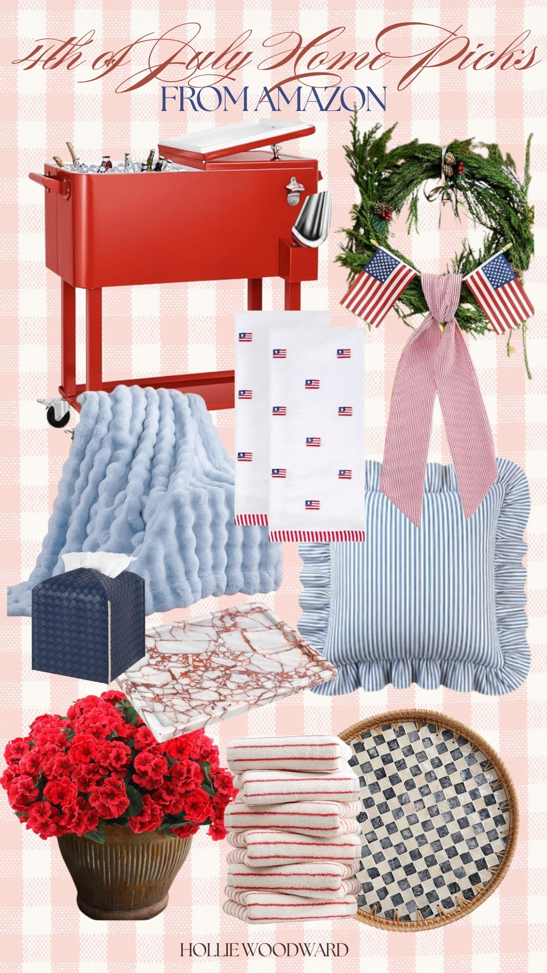 4th of july home finds from amazon ❤️ 

 #LTKSeasonal #LTKHome