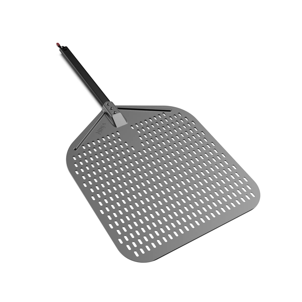 Ninja FlexFlame Upgrades 16" Perforated Pizza Peel in Black/Gray | XSKXLPIZAPEL | SharkNinja | SharkNinja