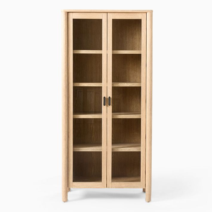 Hargrove Glass Cabinet (80") | West Elm (US)