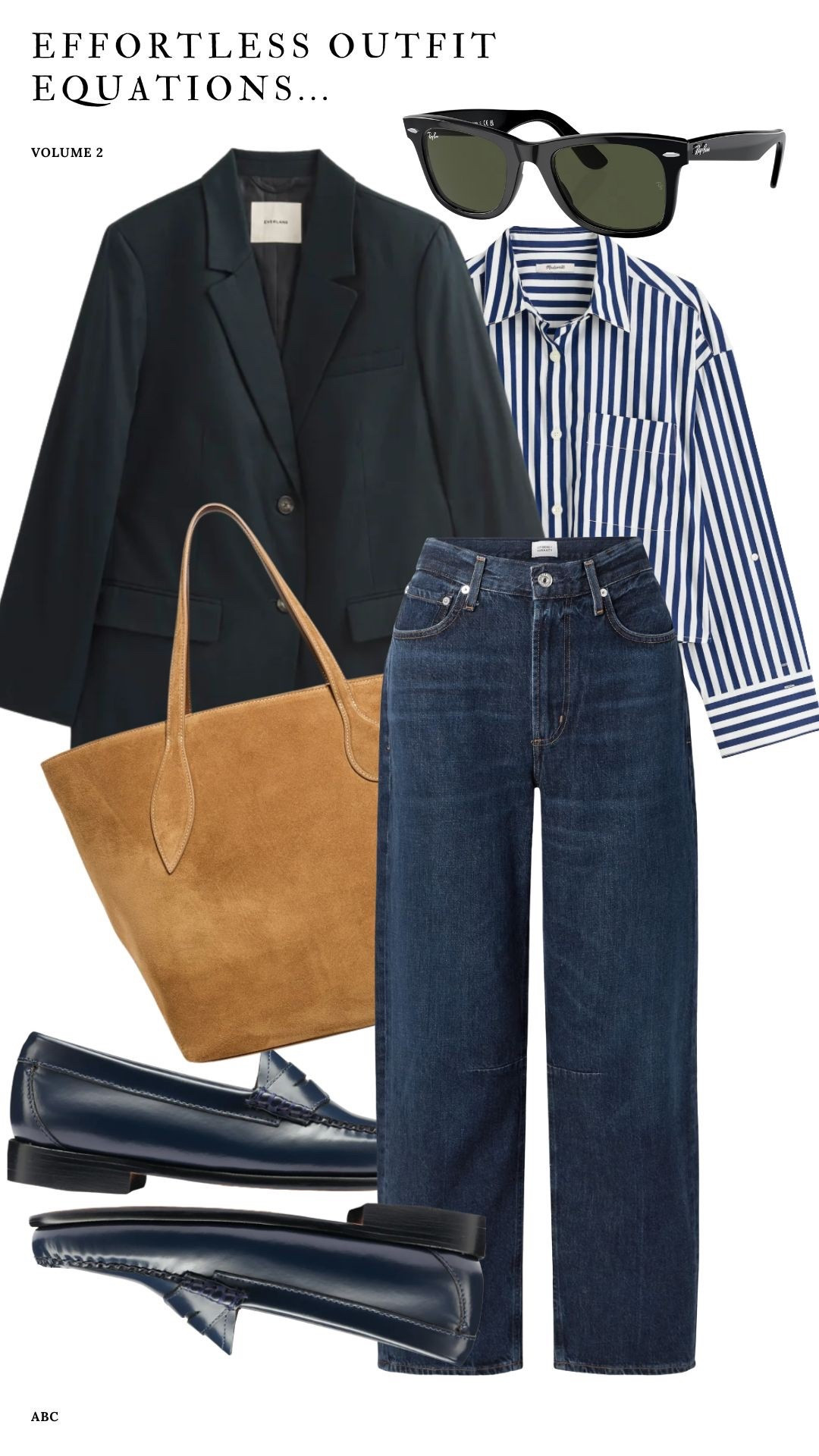 Effortless outfit equations - blazer jeans - office outfits - fall outfits 

#LTKWorkwear #LTKFindsUnder100 #LTKStyleTip