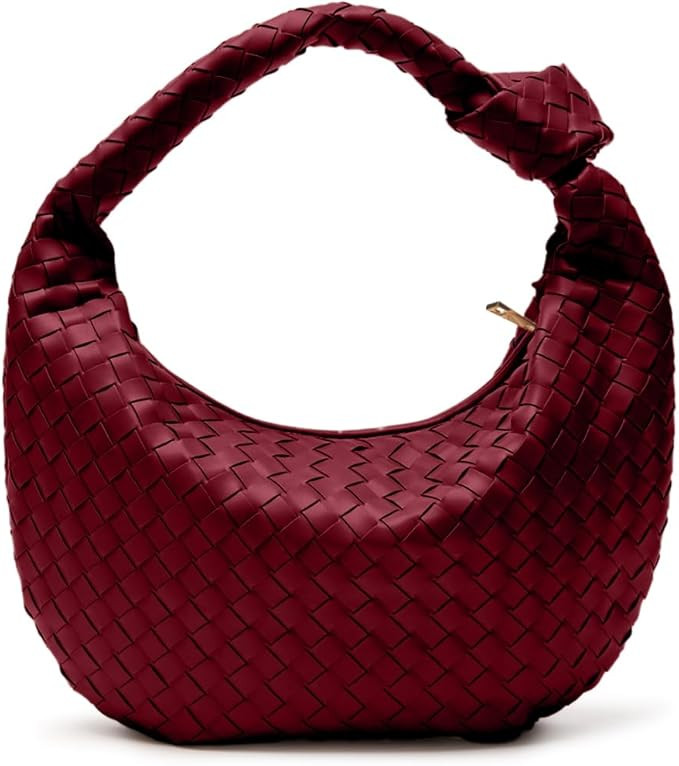Apryl Woven Purse for Women - Woven Tote bag for Women - Knotted Slouchy Large Shoulder Bags - So... | Amazon (US)
