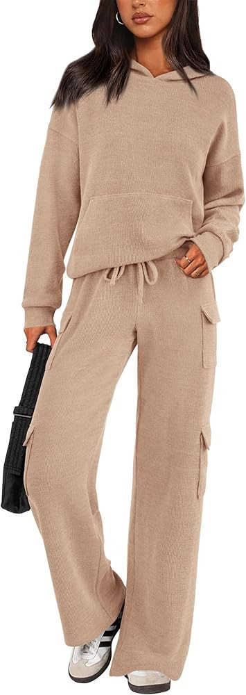 PRETTYGARDEN 2 Piece Sets for Women Fall 2026 Sweatsuits Outfits Lounge Matching Hoodie Set Trave... | Amazon (US)