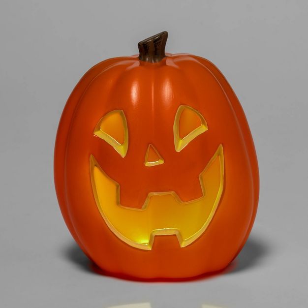 6&#34; Light Up Color Changing Pumpkin Halloween Decorative Prop - Hyde &#38; EEK! Boutique&#8482... | Target