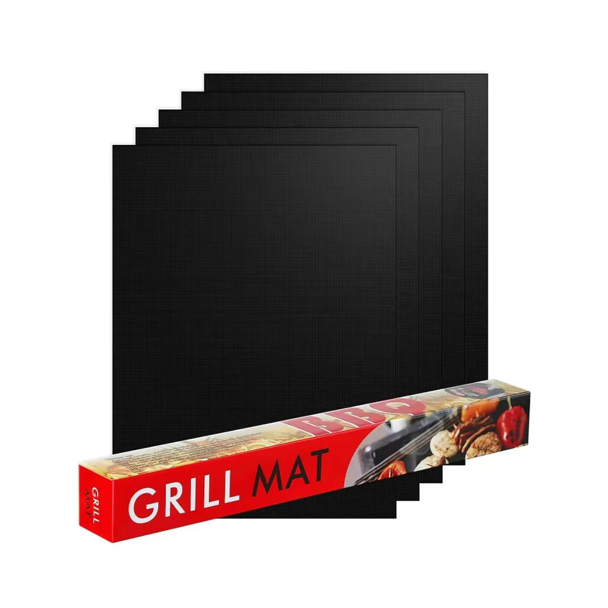 MOVSSOU BBQ Grill Mat Set of 5 Baking Mats Resuable Non-Stick Electric Grill Gas Charcoal BBQ 15.... | Target