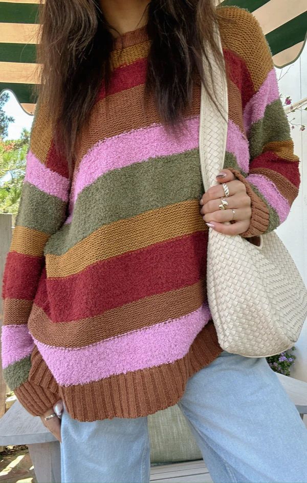 Chilly Sweater ~ Hutch Multi Stripe Knit | Show Me Your Mumu