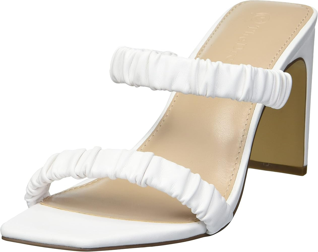 The Drop Women's Ainsley Square Toe Two Strap High Heeled Sandal | Amazon (CA)