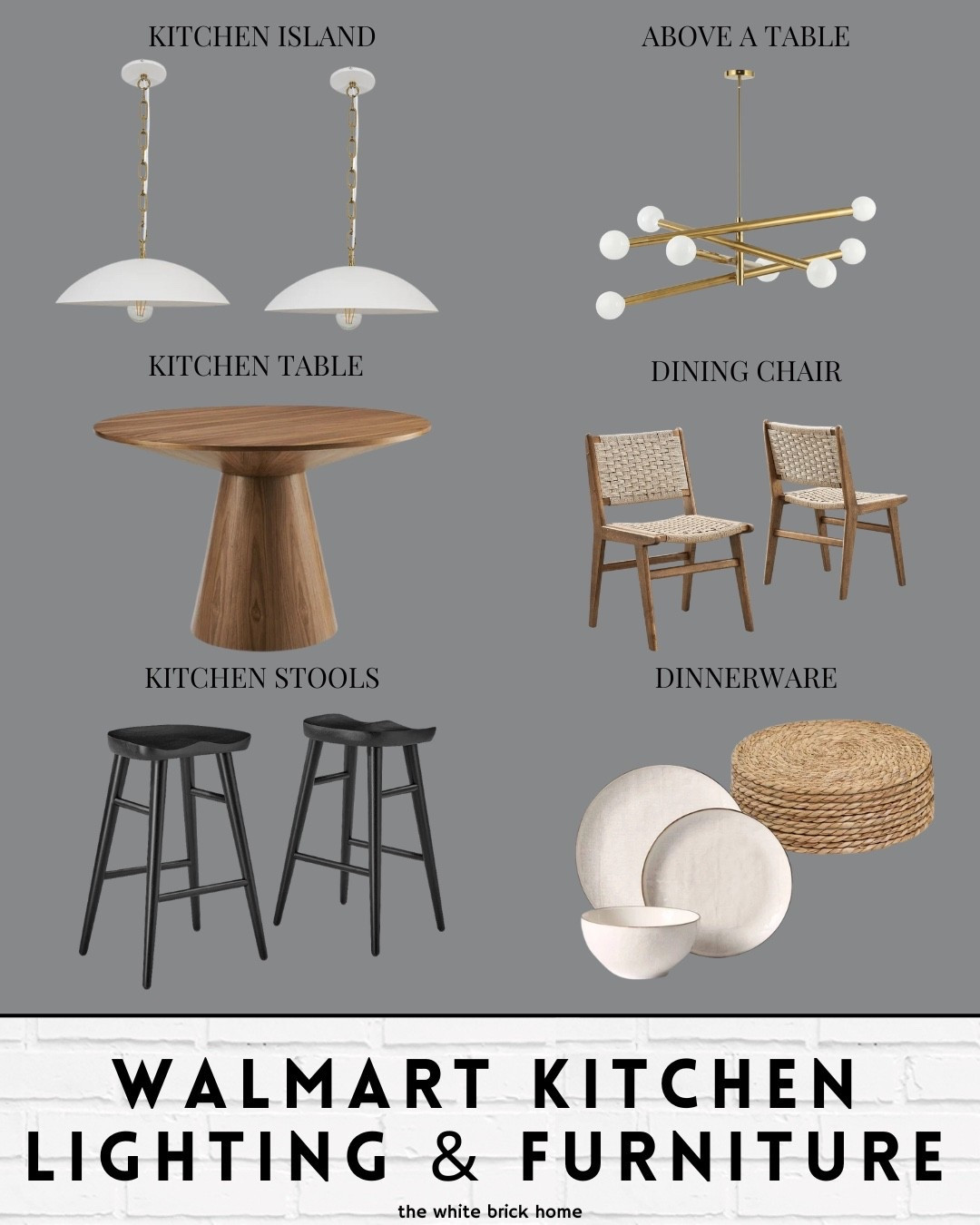 Beautiful open floor plan finds from Walmart! 
🖤🖤

Walmart, Walmart home, kitchen, kitchen furniture, kitchen finds, chandeliers, ceiling lights, stools, kitchen stool, counter stool, dinnerware, kitchen ideas, kitchen furniture, open floor plans, home finds, Walmart furniture, dining room, dining room furniture 

#LTKFindsUnder100 #LTKSaleAlert #LTKHome