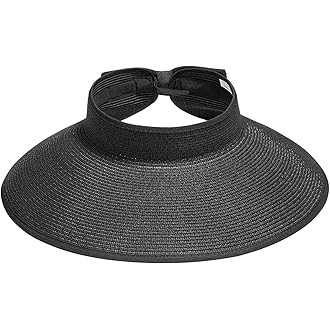 San Diego Hat Co. Womens Ultrabraid Visor with Ribbon Binding, and Sweatband | Amazon (US)