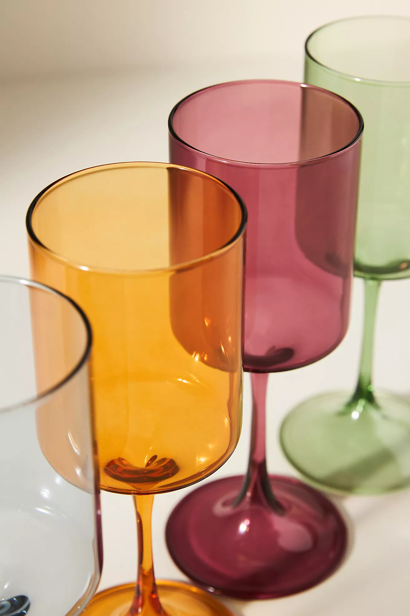 Morgan Wine Glasses, Set of 4 | Anthropologie (US)