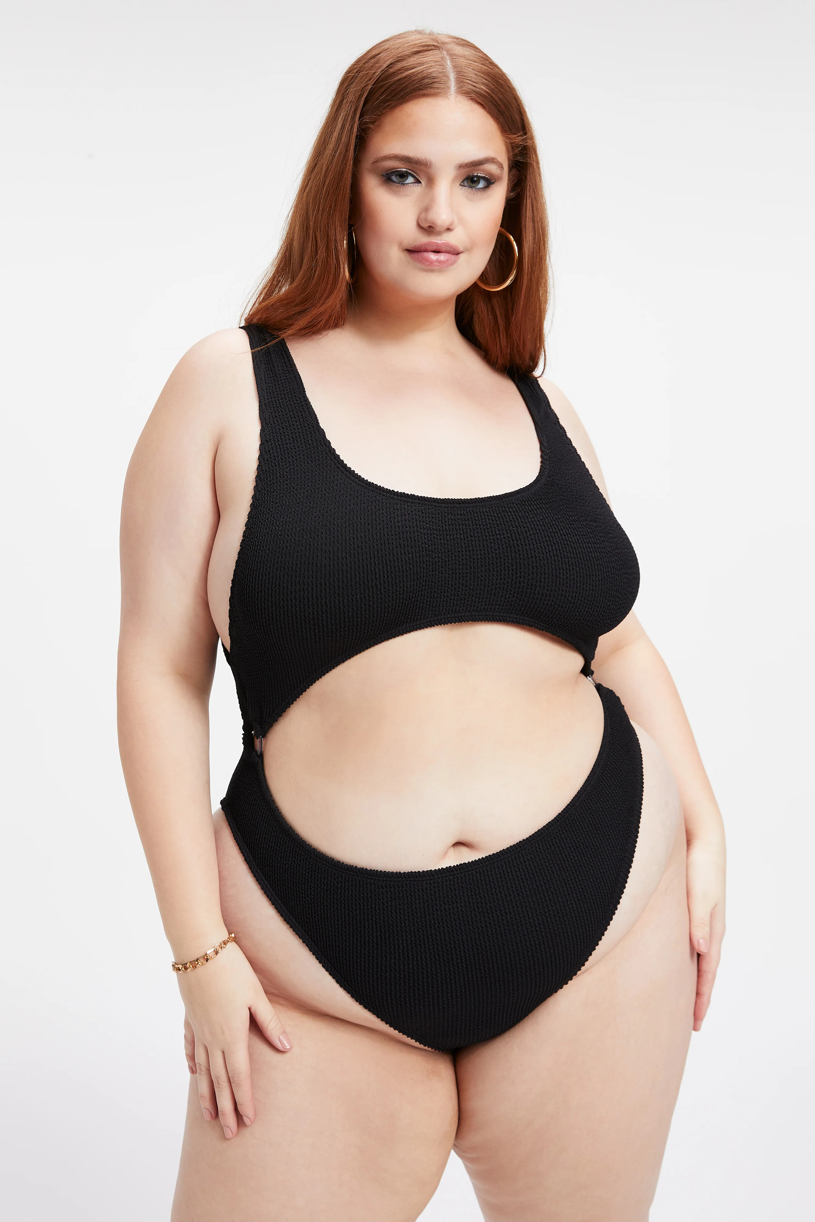 ALWAYS FITS MONOKINI ONE-PIECE | BLACK001 | Good American