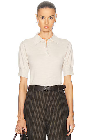 Journey Cashmere Polo Top | FWRD 