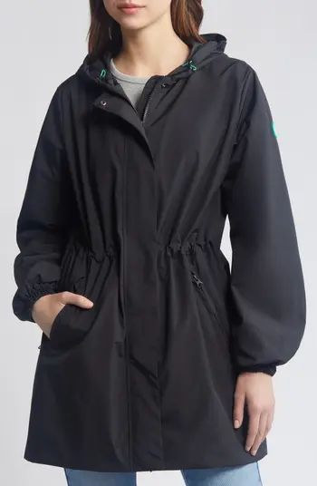 Save The Duck Fleur Water Resistant Hooded Raincoat | Nordstrom | Nordstrom